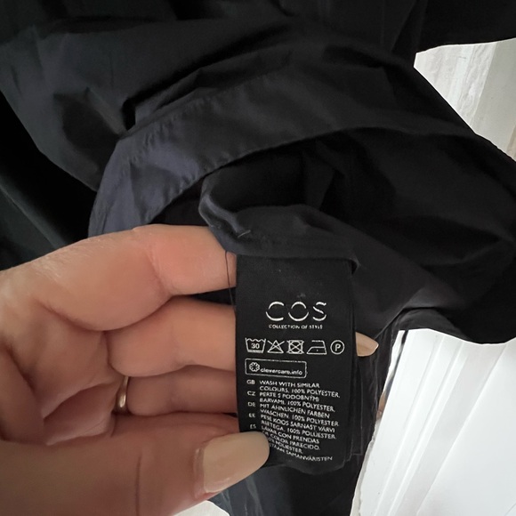 COS midi full dress with barrel sleeves - Picture 5 of 5